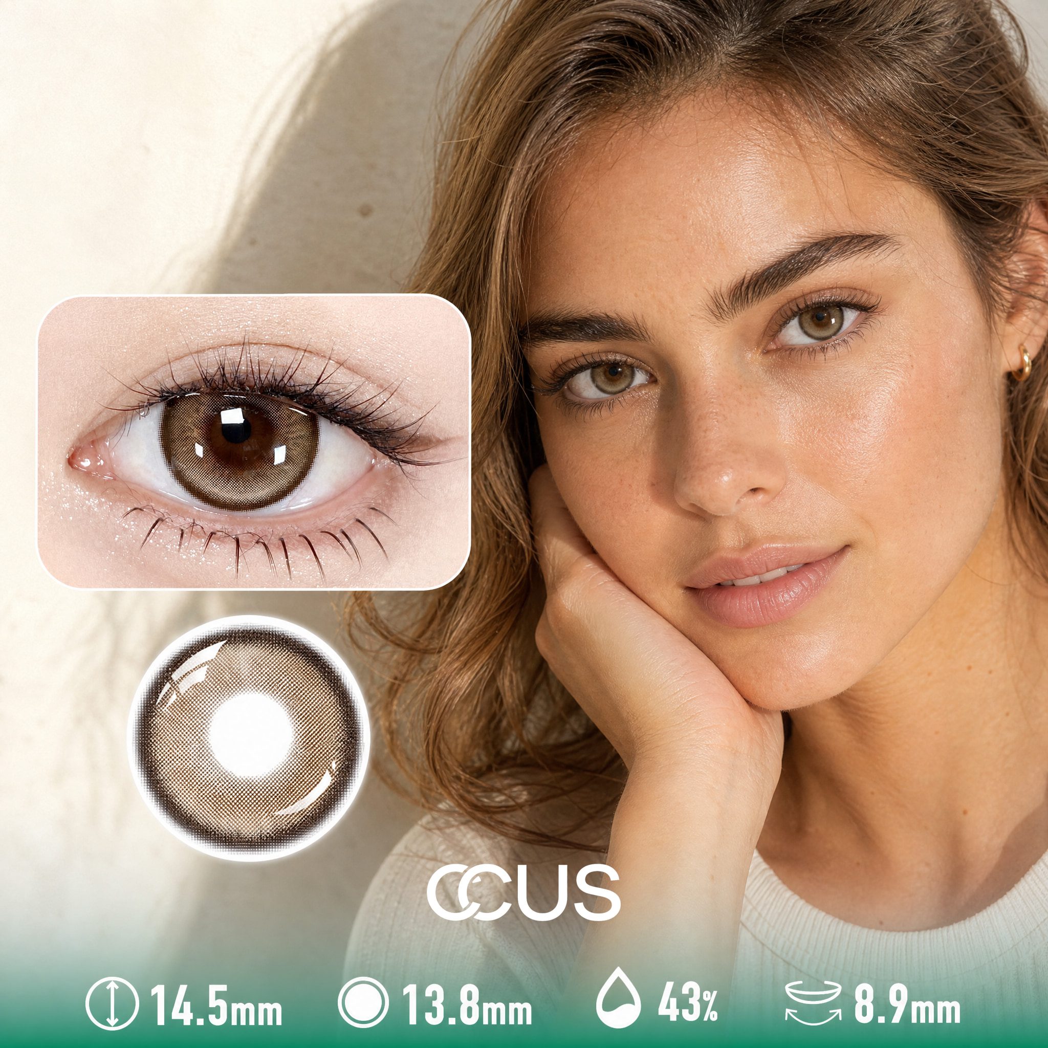 Velvet Lily Brown Contact Lenses