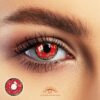 Classic Red Vampire Halloween Contacts - Colored Contacts Classic Red Vampire Halloween Contacts