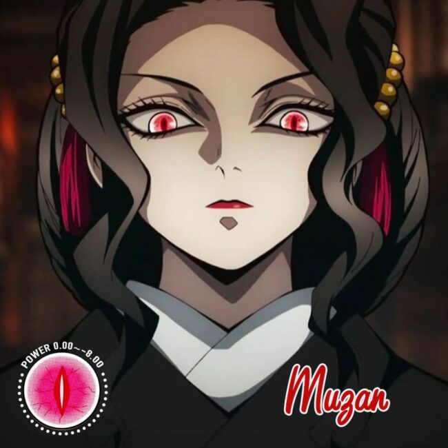 Demon Slayer Muzan Kibutsuji Cosplay Contact Lenses