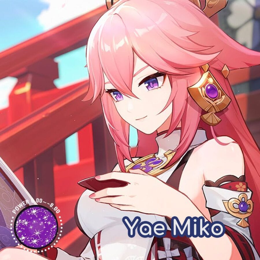 Genshin Impact Yae Miko Halloween Contacts