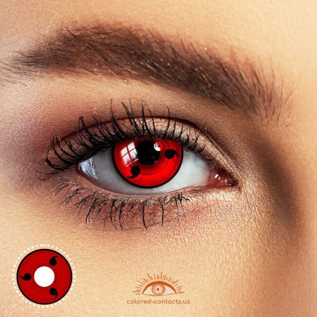 Three Tomoe Sharingan Contacts