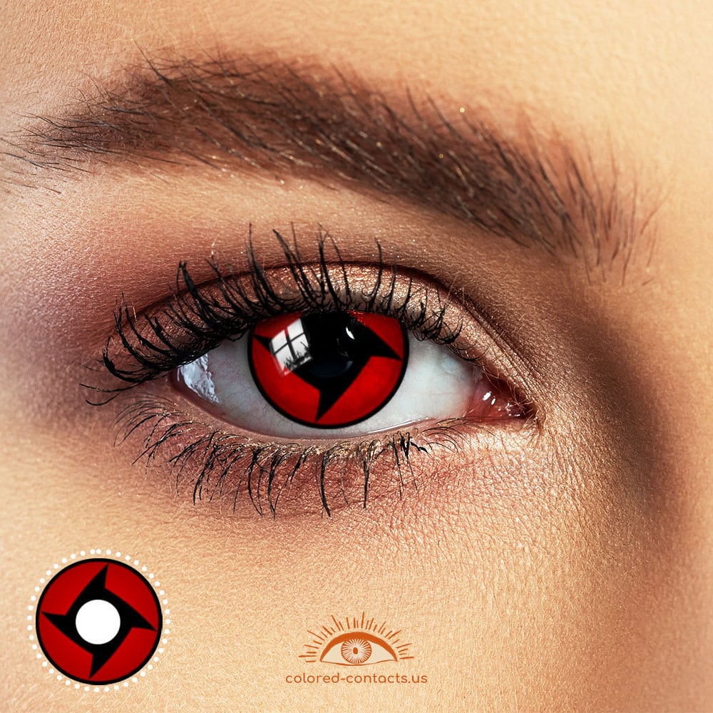 Sharingan Naruto Halloween Contact Lenses - Mystic Eyes®