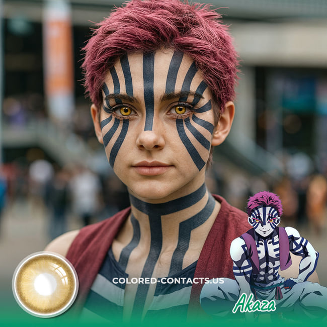 Akaza Cosplay Contact Lenses