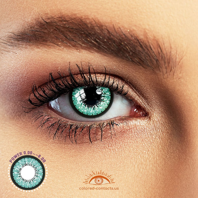 Color Master Blue-Green Anime Eyes Colored Contacts