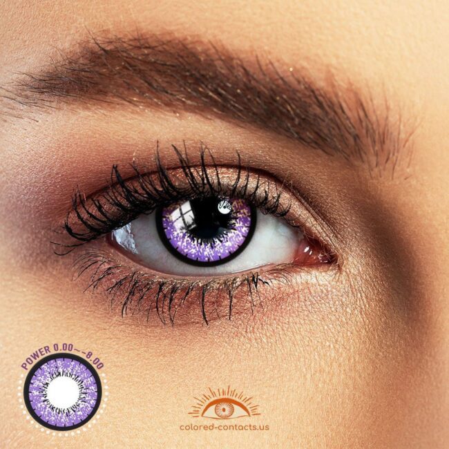 Color Master Purple Anime Eyes Colored Contacts - CCUS Eyewear