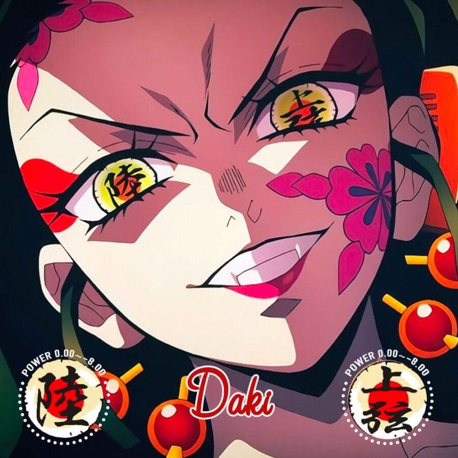 Demon Slayer Daki Halloween Contacts