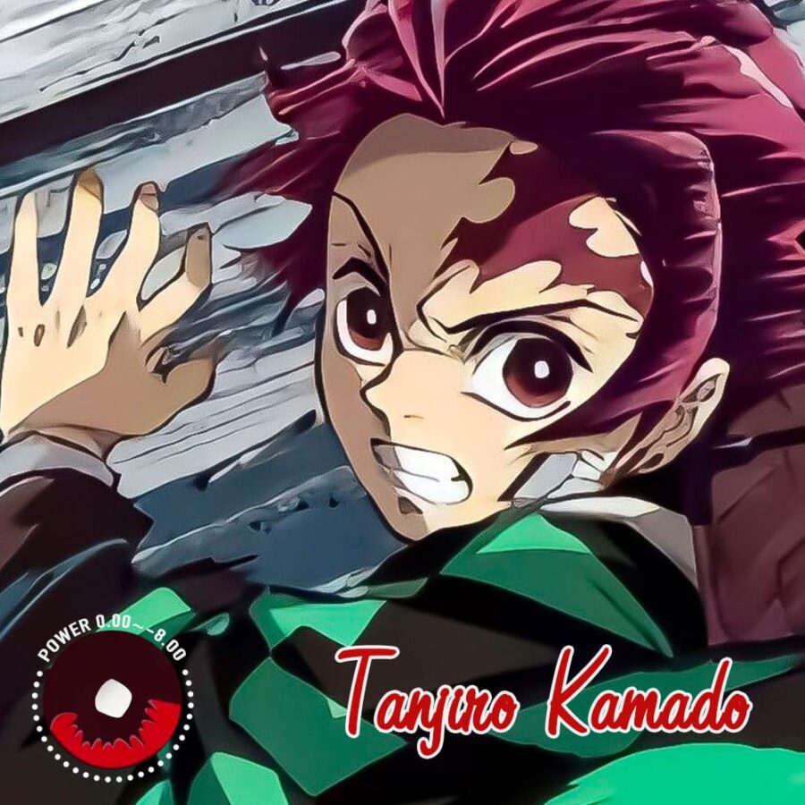 Demon Slayer Tanjiro Kamado Halloween Contacts