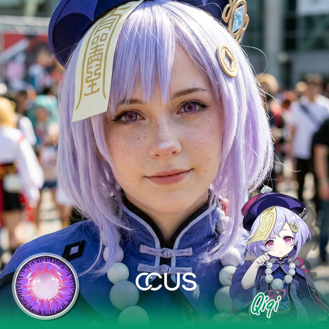 Genshin Impact Qiqi Cosplay Contacts - Qiqi Cosplay Contact Lenses