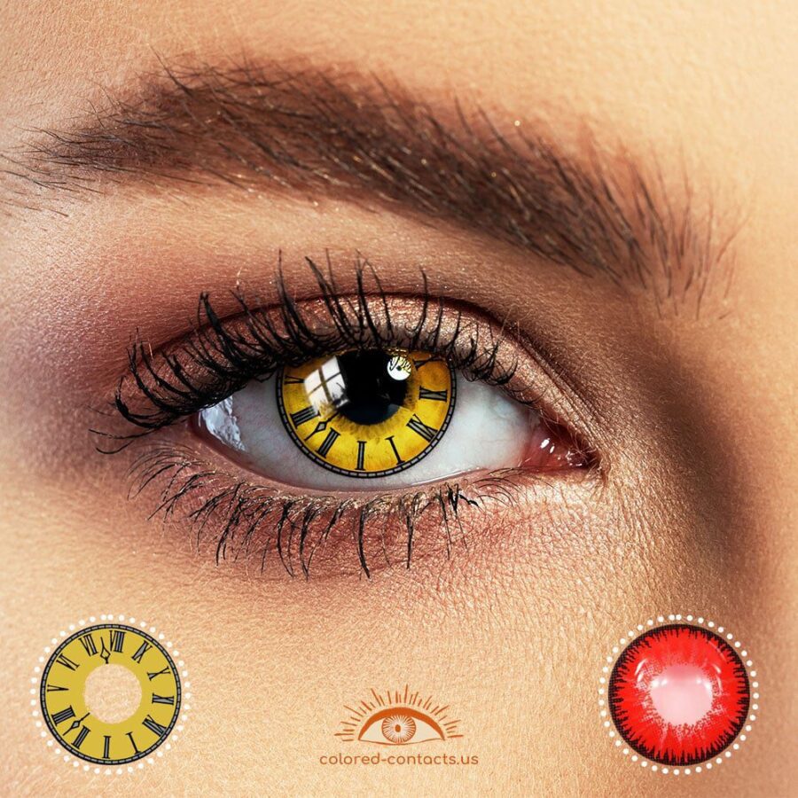 Tokisaki Kurumi Cosplay Halloween Contacts