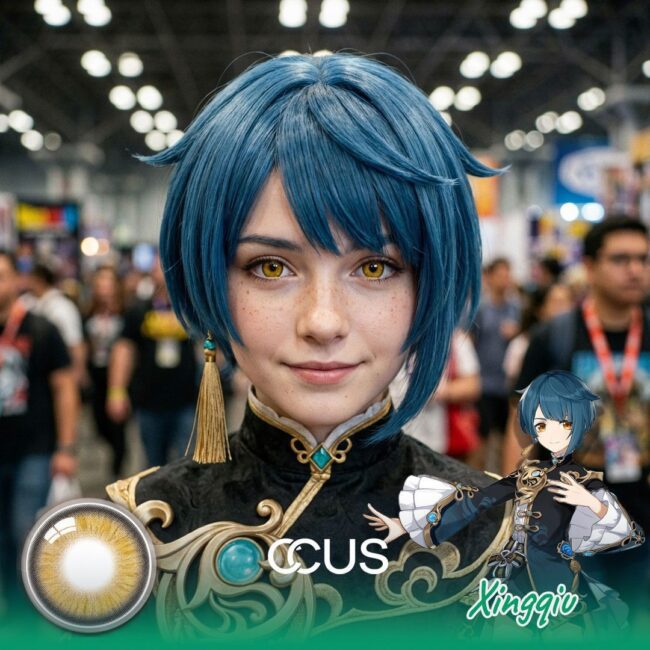 Genshin Impact Xingqiu Cosplay Contacts