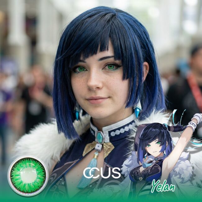 Genshin Impact Yelan Cosplay Contacts - Yelan Cosplay Contact Lenses