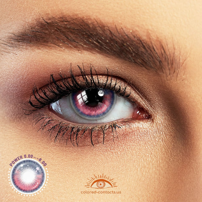 Babe Anime Pink Colored Contacts
