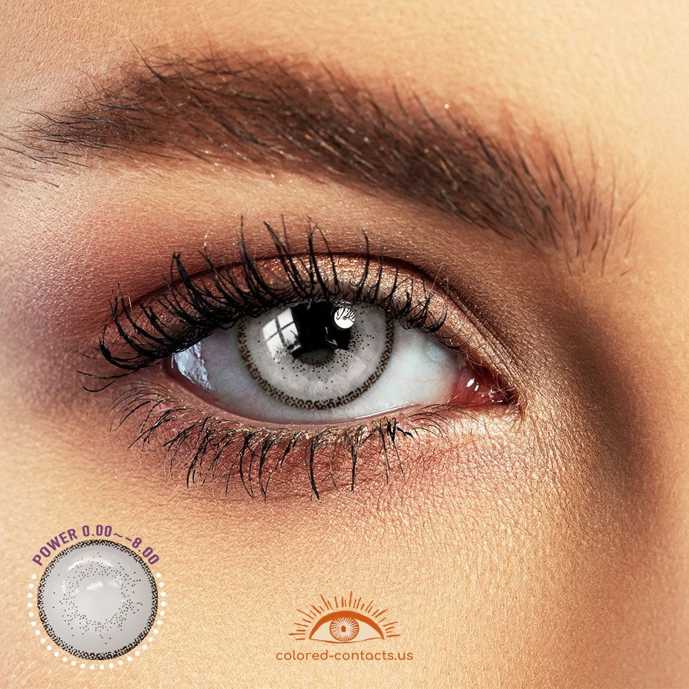 Edge Grey Colored Contact Lenses - Ccus Eyewear · Premium Colored Contacts Colored Contact Lenses