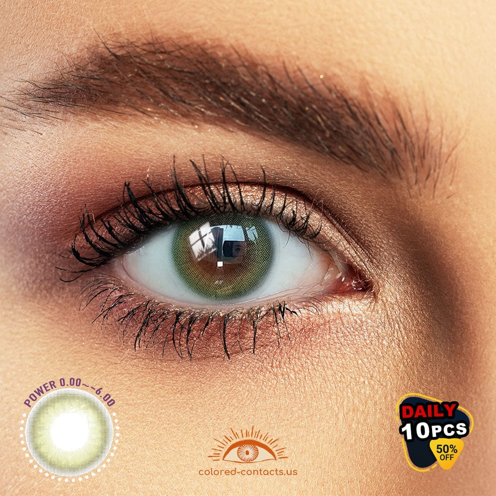 Gem Green Colored Contacts - Ccus Eyewear · Premium Colored Contacts Gem Green Colored Contacts