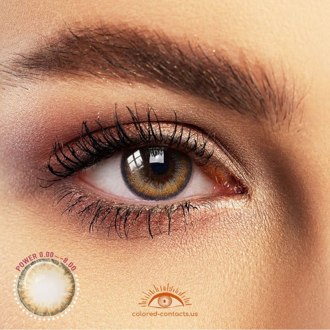 Real Caramel Colored Contacts