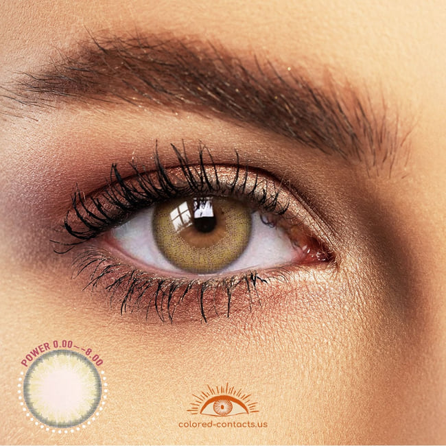 Royal Vanilla II Brown Colored Contacts
