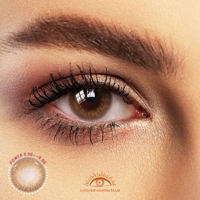 Tulip Brown Colored Contacts