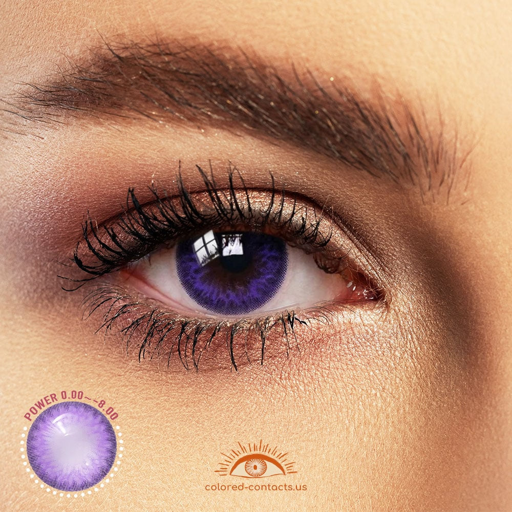 Tulip II Purple Colored Contacts