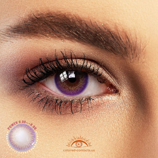 Tulip Purple Colored Contacts