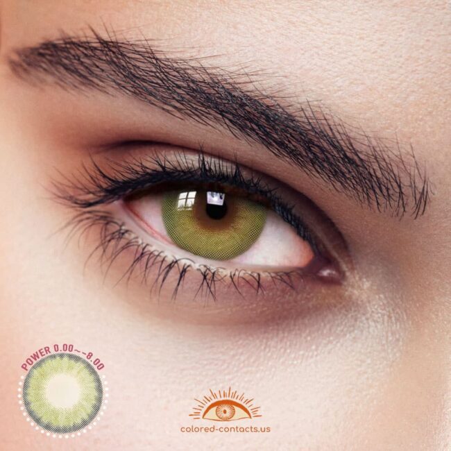 Aurora Green Colored Contacts