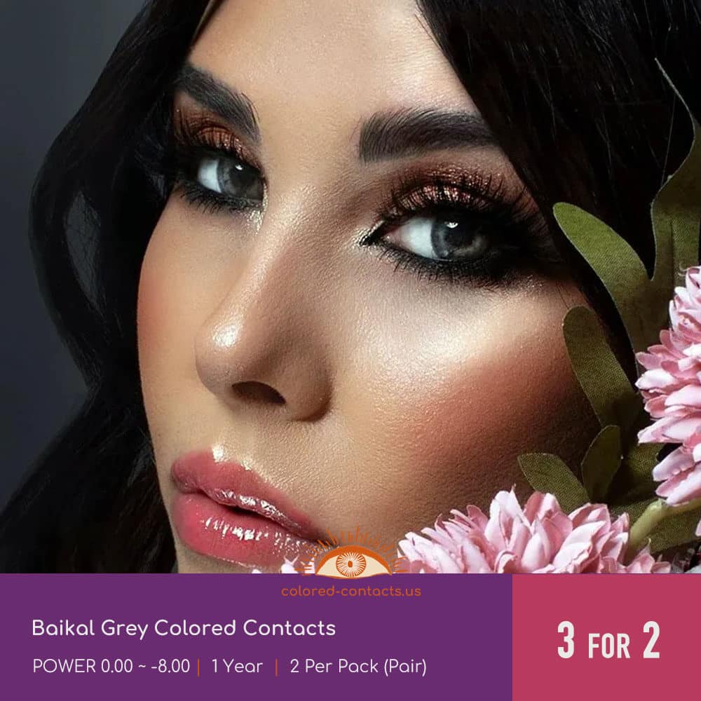 Baikal Grey Colored Contacts