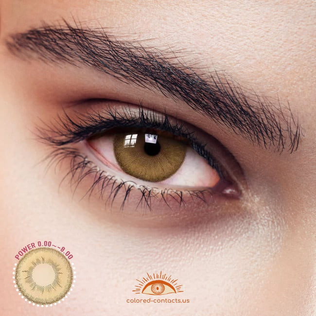 California Sunset Brown Colored Contacts