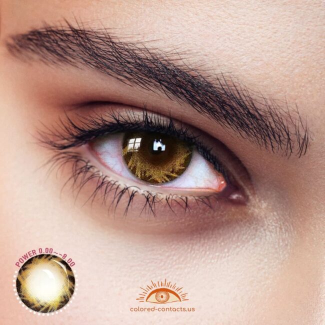 Comet Brown Colored Contacts