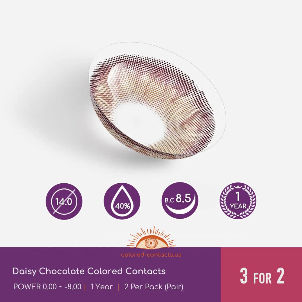 Daisy Chocolate Colored Contacts