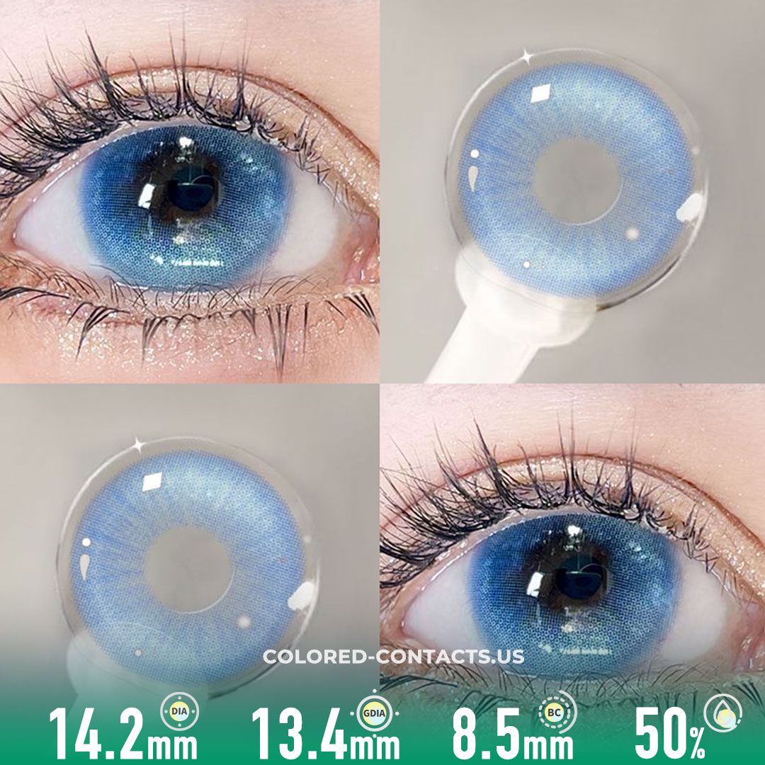 Pony Blue Colored Contacts - CCUS Eyewear | Premium Colored Contacts