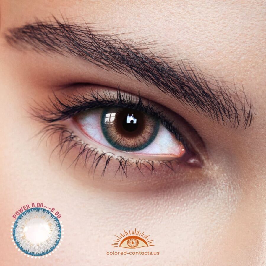 Pony Grey-Blue Colored Contacts