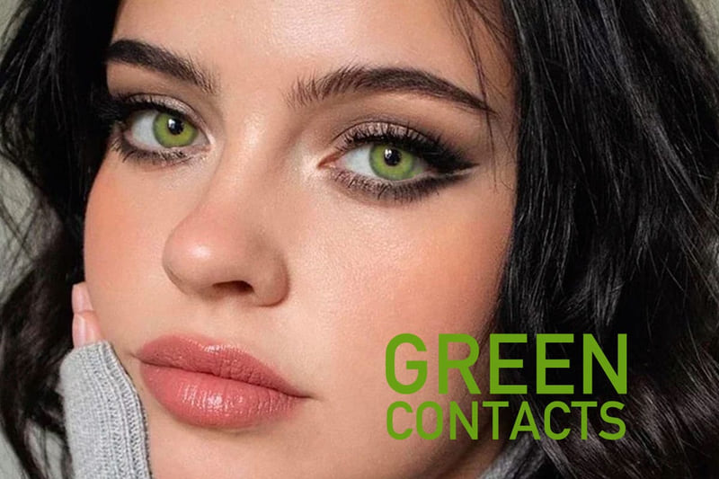 How to Achieve Beautiful Green Eyes with Green Contacts