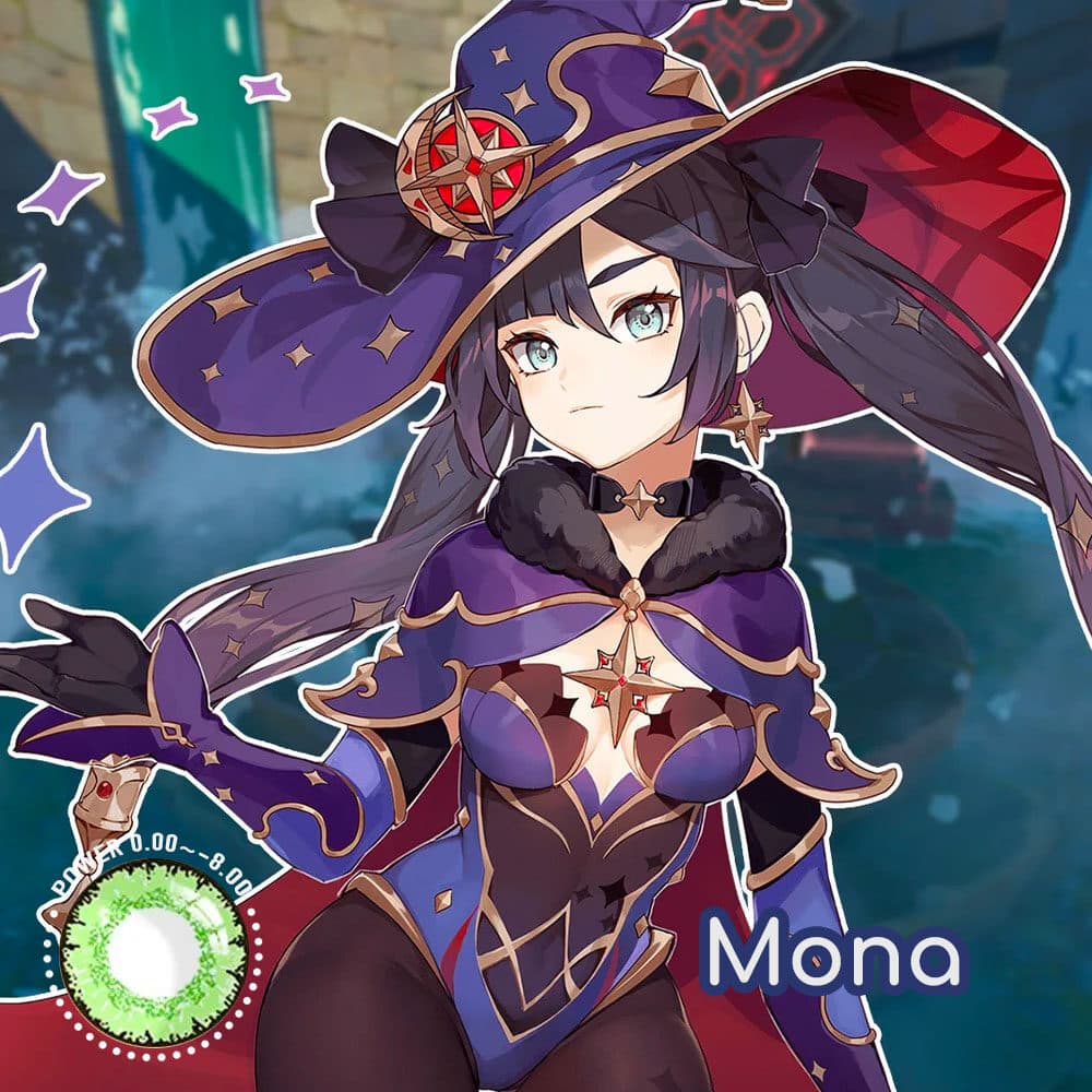 Genshin Impact Mona Cosplay Contact Lenses