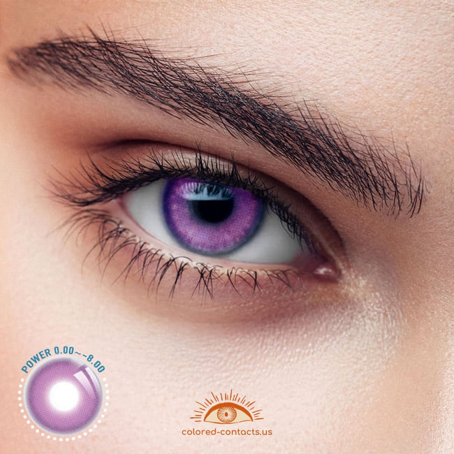 Myukicon Purple Colored Contacts