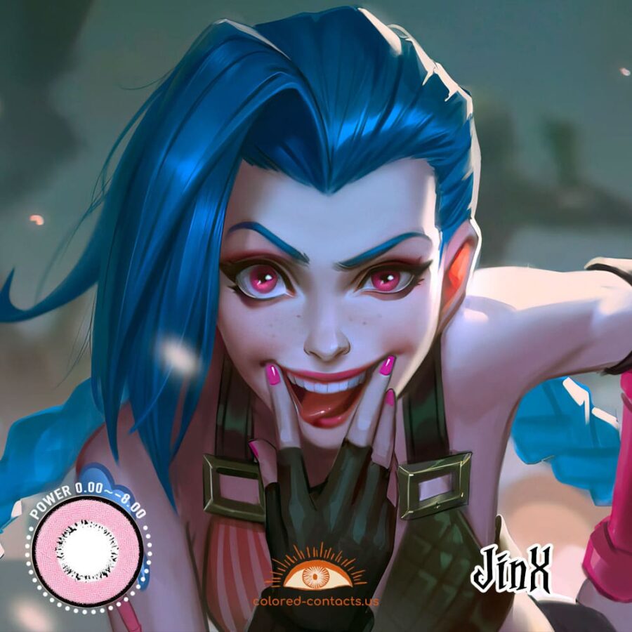 JinX Cosplay Contact Lenses