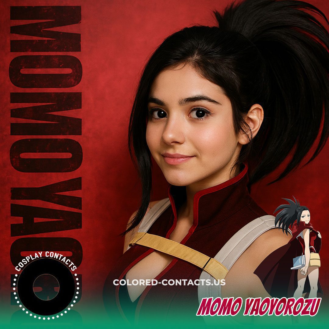 MOMO　エクセレントゴージャス Momo Yaoyorozu Cosplay Contact Lenses - CCUS Eyewear | Premium