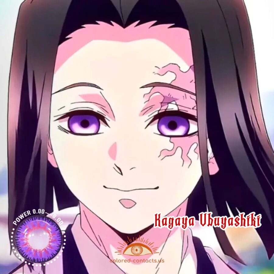 Demon Slayer Kagaya Ubuyashiki Cosplay Contact Lenses