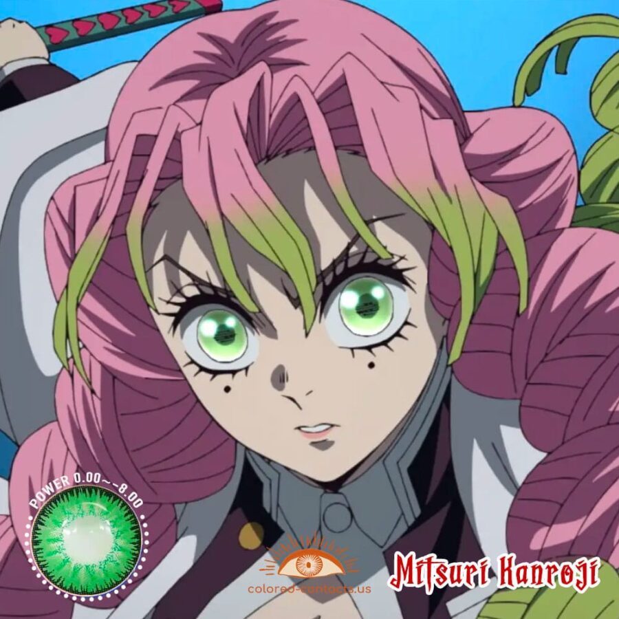 Demon Slayer Mitsuri Kanroji Cosplay Contact Lenses