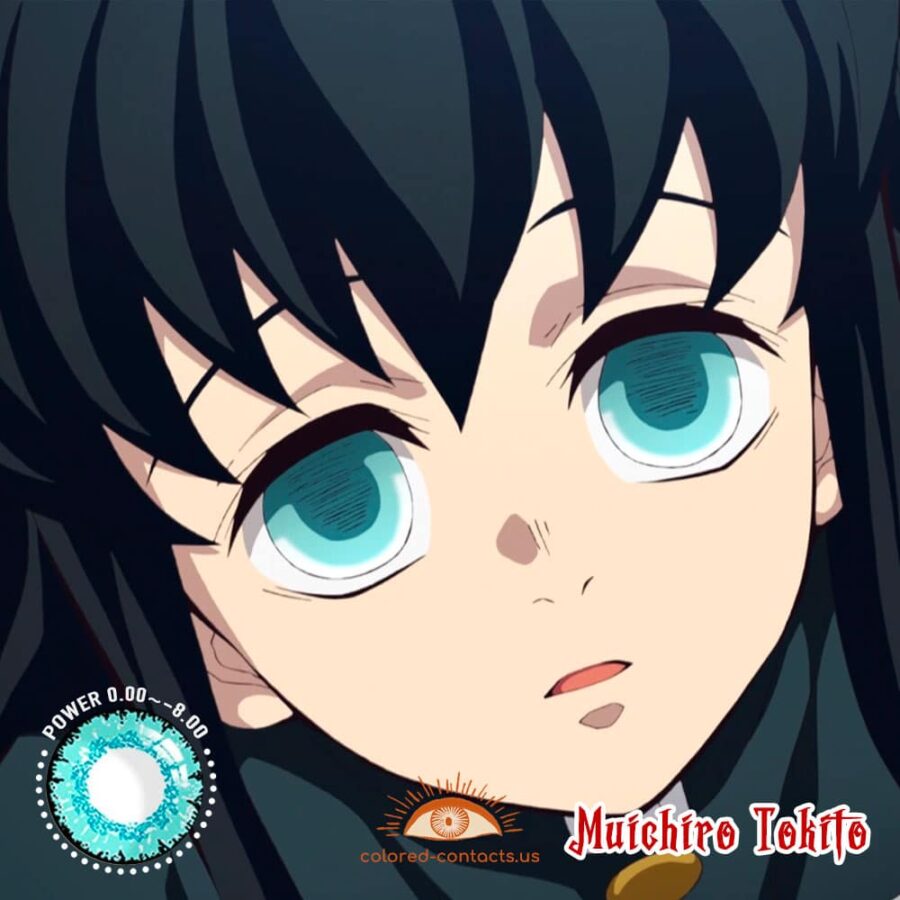 Demon Slayer Muichiro Tokito Cosplay Contact Lenses