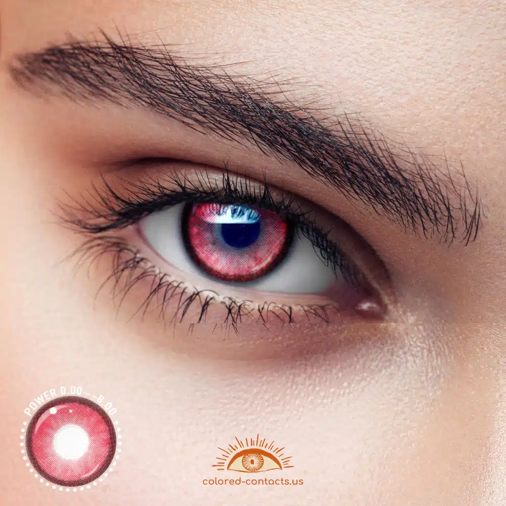 Bloody Mary Red Colored Contact Lenses