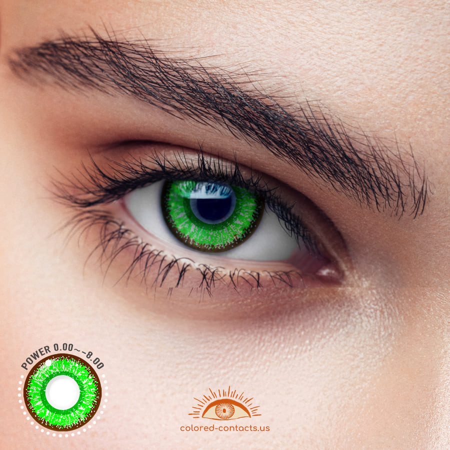 Mh : Spelldon Cauldronello Cosplay Contact Lenses - Ccus Eyewear · Premium Colored Contacts Macaron Green Colored Contact Lenses