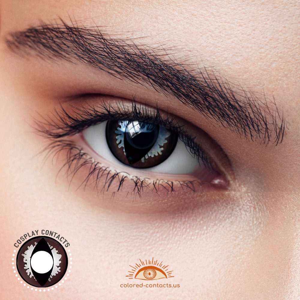 Chocolate Cat Eye Contacts - CCUS Eyewear | Premium Colored Contacts