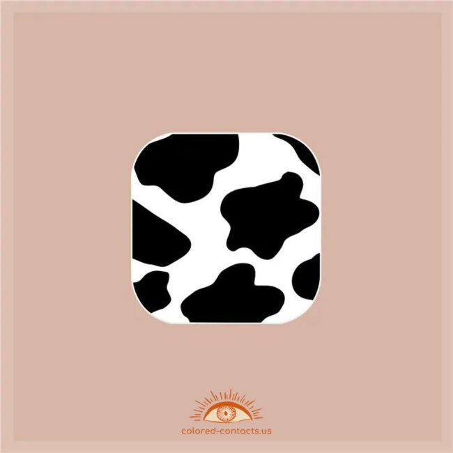 INS Style Cow Contact Lens Case