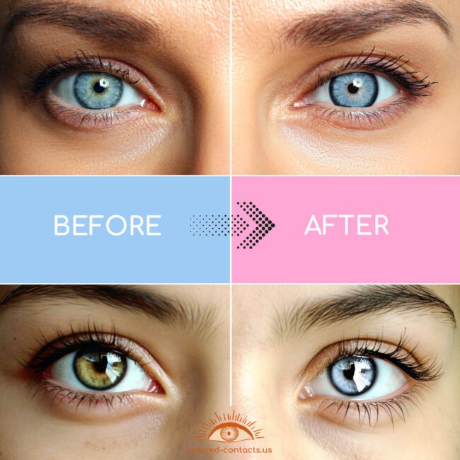 Cyberpunk Blue Contact Lenses - Colored Contact Lenses | Colored Contacts -