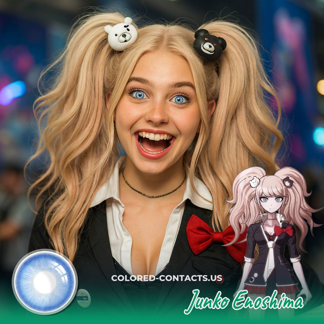 Junko Enoshima Cosplay Contacts - CCUS Eyewear | Premium Colored