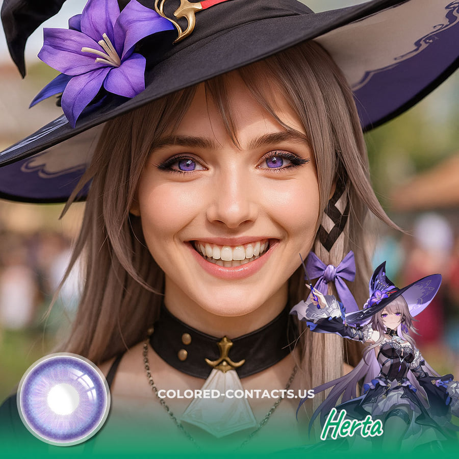 Honkai :  Herta Cosplay Contact Lenses