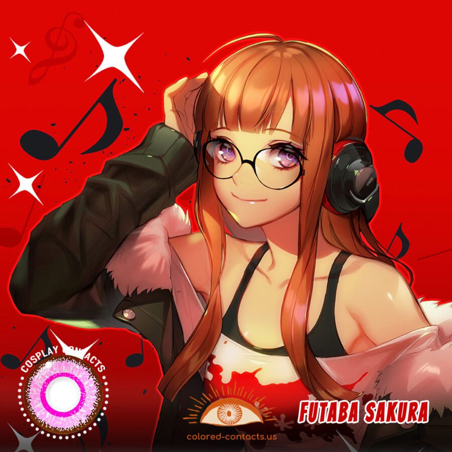 Persona 5 : Futaba Sakura Cosplay Contact Lenses