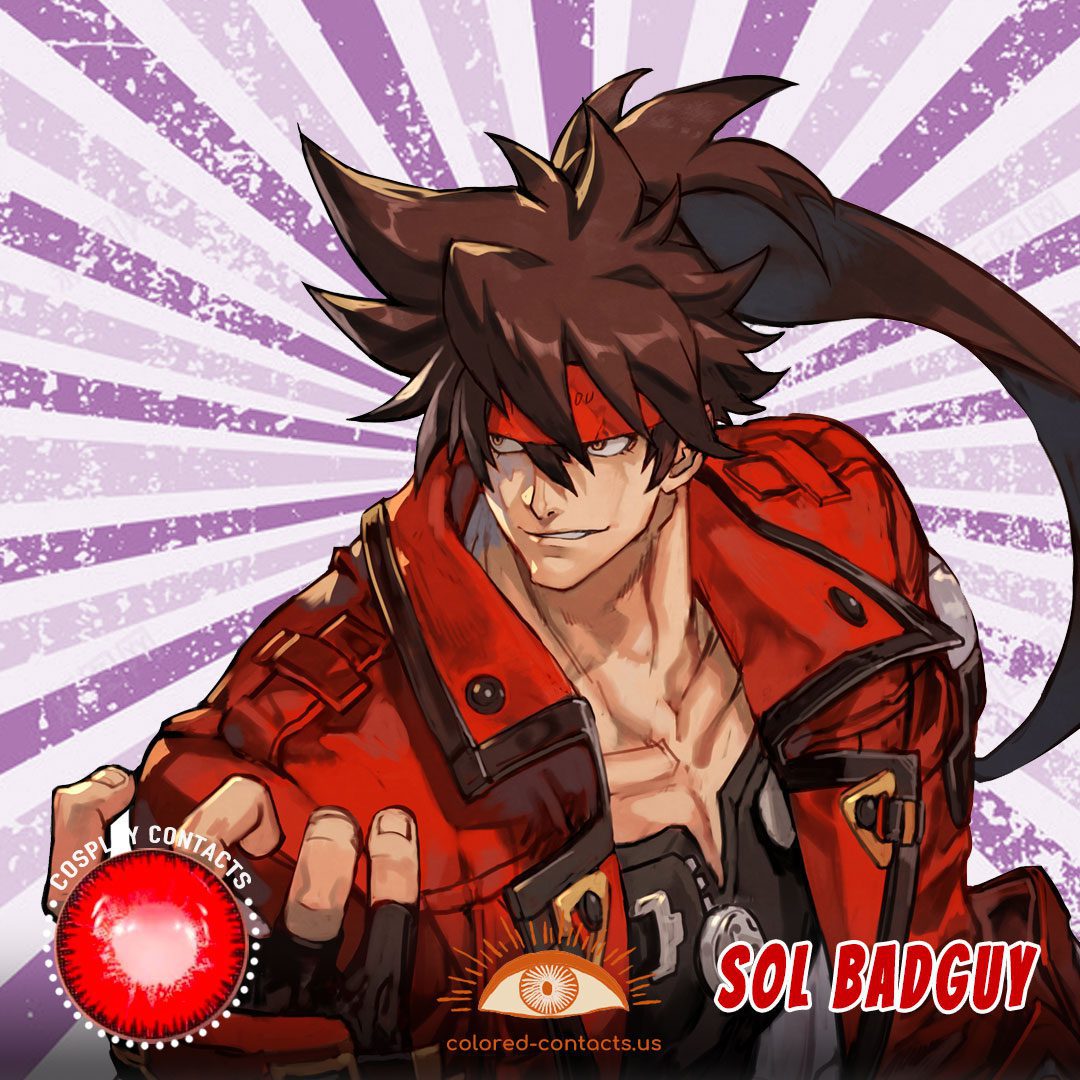 Sol Contacts Guilty Gear : Sol Badguy Cosplay Contact Lenses - CCUS Eyewear ...