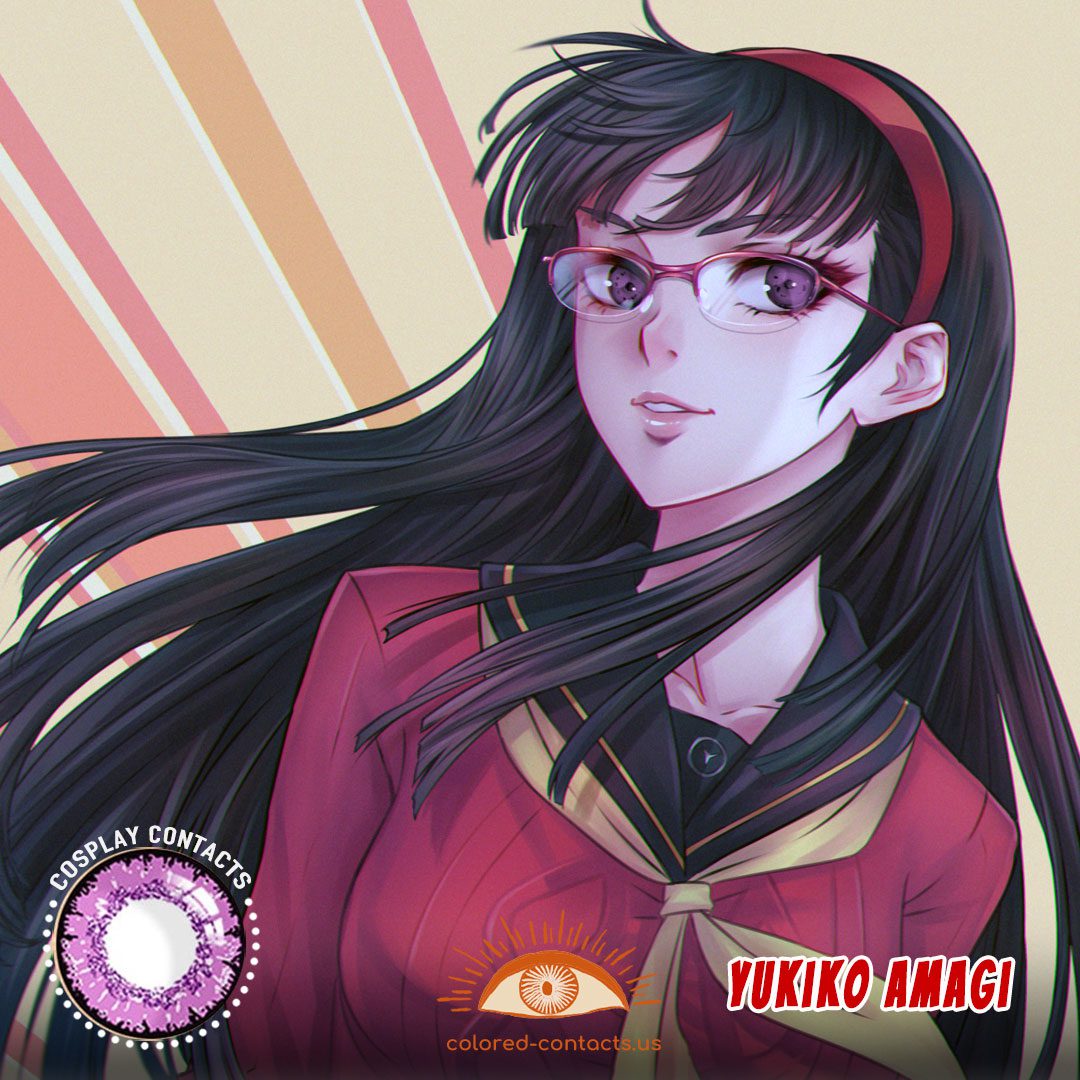 Persona 5 : Yukiko Amagi Cosplay Contact Lenses - CCUS Eyewear