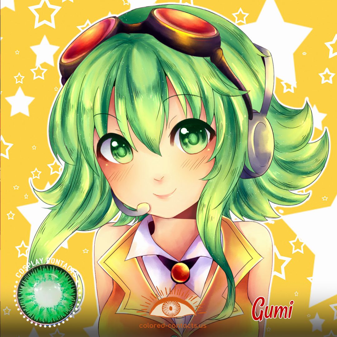 Vocaloid: Gumi Cosplay Contact Lenses - CCUS Eyewear | Premium
