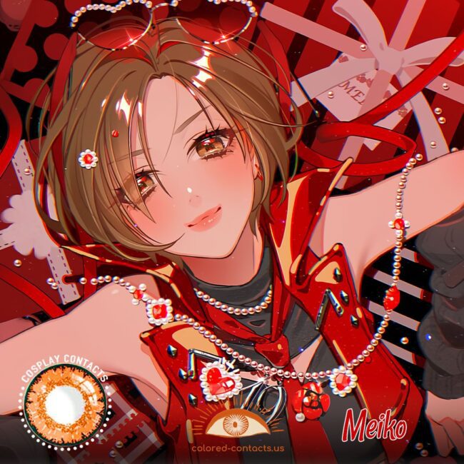 Vocaloid: Meiko Cosplay Contact Lenses - CCUS Eyewear | Premium